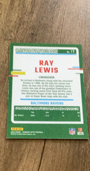 Ray Lewis 2023 Donruss Optic 17 trading card image rear