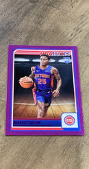 Marcus Sasser 2023-24 Panini Hoops - Purple 260 trading card image front
