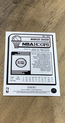 Marcus Sasser 2023-24 Panini Hoops - Blue 260 trading card image rear