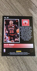 Dalen Terry 2022-23 Panini Chronicles Pinnacle - Pink 90 trading card image rear