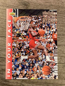 Michael Jordan FACE Chicago Bulls NBA 1992-93 Upper Deck 453 FACE