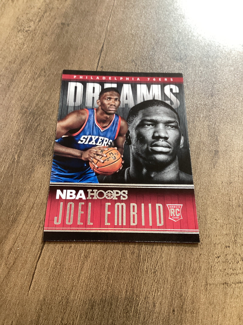 Joel Embiid 2014-15 Panini NBA hoops dreams, RC Panini