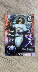 Riley Greene 2023 Bowman Platinum Platinum Bar Foil front