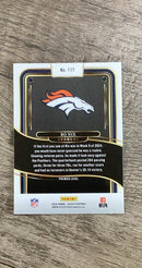 Bo Nix 2024 Panini Select 117 back