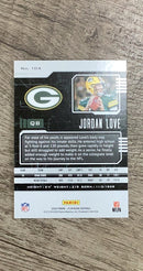 Jordan Love 2020 Panini Playbook 104 back