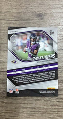 Zay Flowers 2025 Panini Prizm Purple Ice back