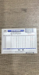 Clayton Kershaw 2026 Topps 22 back