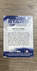 Aaron Judge 2026 Topps Stars of MLB back