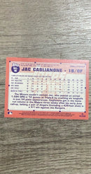Jac Caglianone 2026 Topps 1991 Anniversary back