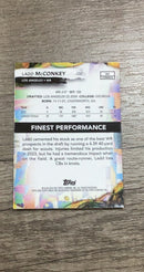 Ladd McConkey 2024 Finest Checkerboard Refractor back