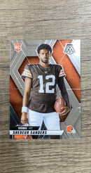 Shedeur Sanders 2025 Panini Mosaic 290 front