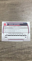 Roman Anthony 2023 Bowman Prospects BP-71 back