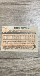 Tony Gwynn 1983 Topps 482 back