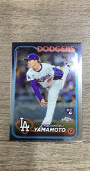 Yoshinobu Yamamoto 2024 Topps Chrome 18 front