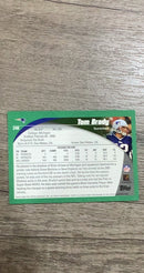 Tom Brady 2002 Topps 248 back