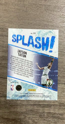 Jayson Tatum 2021-22 Donruss Optic Splash Holo back