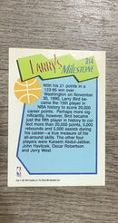Larry Bird 1991-92 Hoops 314 back