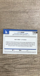 Roki Sasaki 2025 Topps Chrome Update X-Fractors back