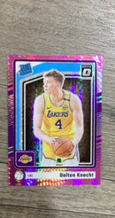 Dalton Knecht 2024-25 Donruss Optic Hyper Pink front