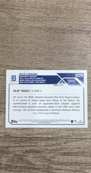 Riley Greene 2023 Topps Update US298 back