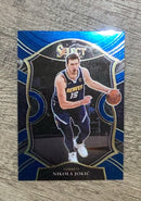 Nikola Jokic 2020-21 Panini Select - Blue front