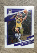Stephen Curry 2021-22 Donruss Optic front