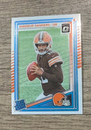 Shedeur Sanders 2025 Donruss Optic front