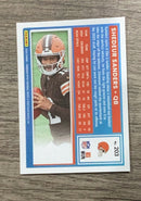 Shedeur Sanders 2025 Donruss Optic back