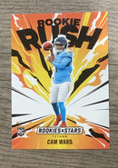 Cam Ward 2025 Panini Rookies & Stars - Rookie Rush front