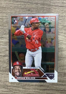 Jordan Walker 2023 Topps Chrome front