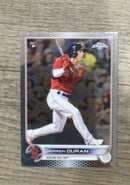 Jarren Duran 2022 Topps Chrome front