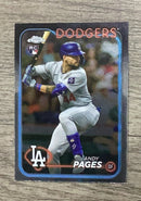 Andy Pages 2024 Topps Chrome Update front