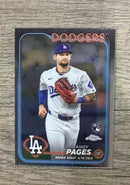 Andy Pages 2024 Topps Chrome Update front