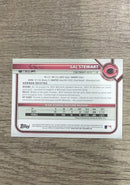 Sal Stewart 2022 Bowman Draft back