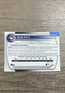 Sean Keys 2025 Bowman - Chrome Prospects back