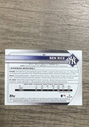 Ben Rice 2025 Bowman back
