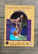 Ray Allen 1996-97 Upper Deck UD3 back