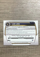 Luis Lara 2023 Bowman - Chrome Prospects back