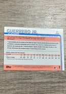 Vladimir Guerrero Jr. 2019 Topps Chrome Update back