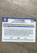 Moisés Ballesteros 2025 Topps back