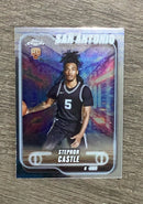 Stephon Castle 2024-25 Topps Chrome front
