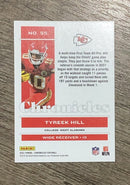 Tyreek Hill 2021 Panini Chronicles - Black back