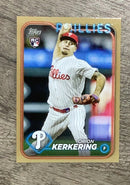 Orion Kerkering 2024 Topps - Gold front