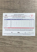 Orion Kerkering 2024 Topps - Gold back