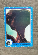 Front of A Final Farewell 1982 Topps E.T. The Extraterrestrial 76