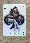 Max Fried 2023 Topps - All Aces Blue front