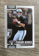 Front of Fernando Mendoza Las Vegas Raiders NFL 2026 Topps Flagship 301 RC