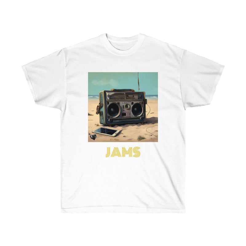 Crafted with LOVE JAMS and CANS Unisex Ultra Cotton Tee Printify
