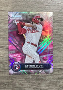 Bryson Stott 2022 Bowman Sterling - Magenta Refractor front