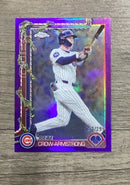 Pete Crow-Armstrong 2025 Topps Holiday - Chrome Purple Refractors front